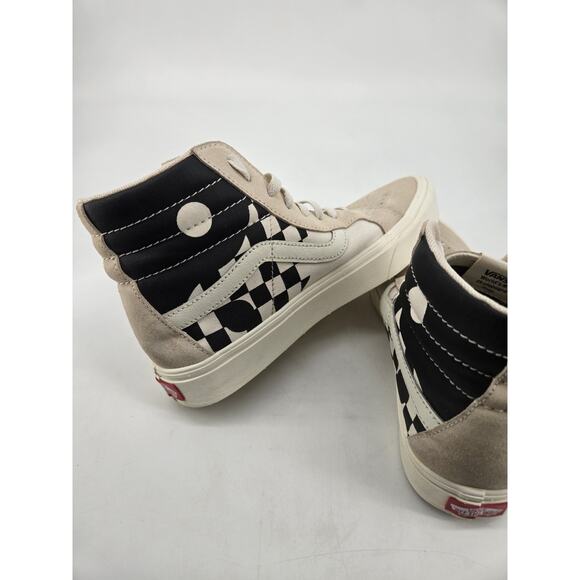 Rare Vans Sk8 Hi Yin Yang Checkered Reissue Shoes Sneakers Unisex Sz 8 W 6.5 M main image 10